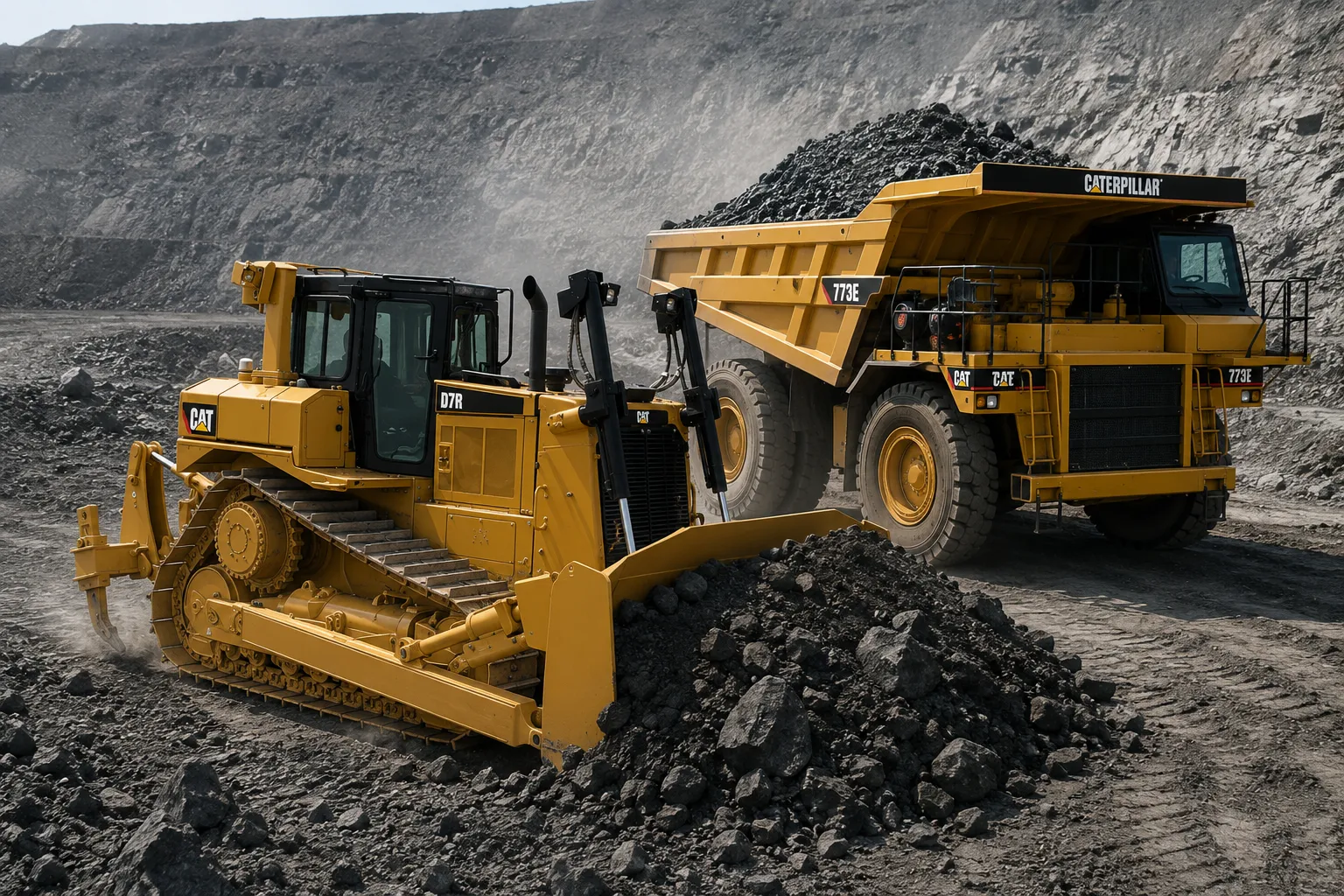 Caterpillar – Thiết bị khai thác mỏ Cẩm Phả, Quảng Ninh