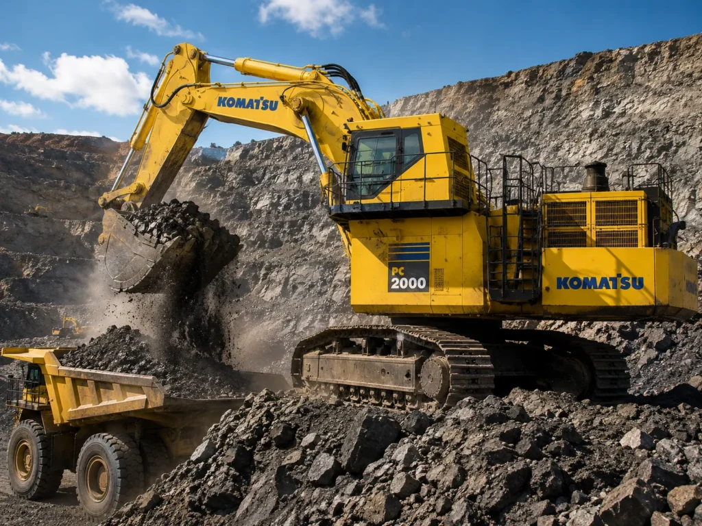 Komatsu PC2000 – Máy Xúc Komatsu Lớn Nhất Việt Nam