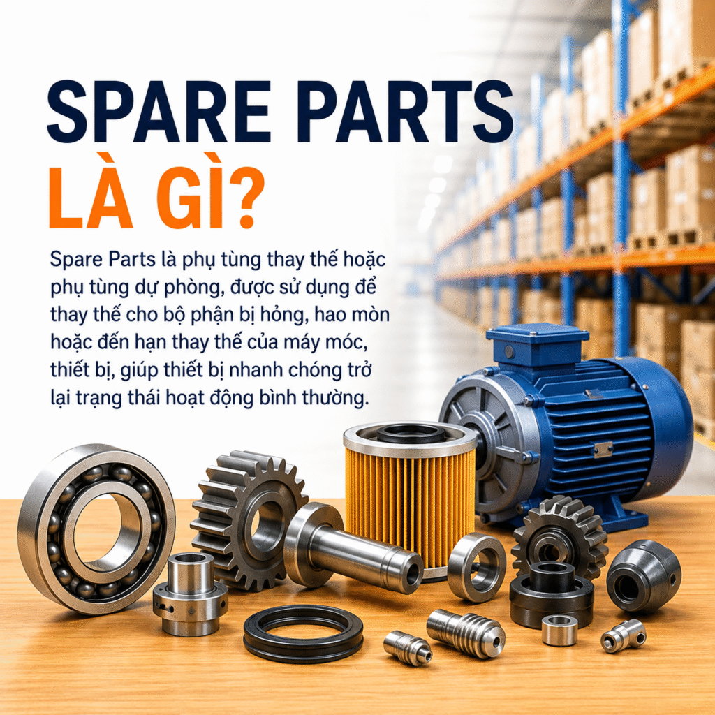 Spare Parts là gì và cách quản lý kho phụ tùng thay thế hiệu quả