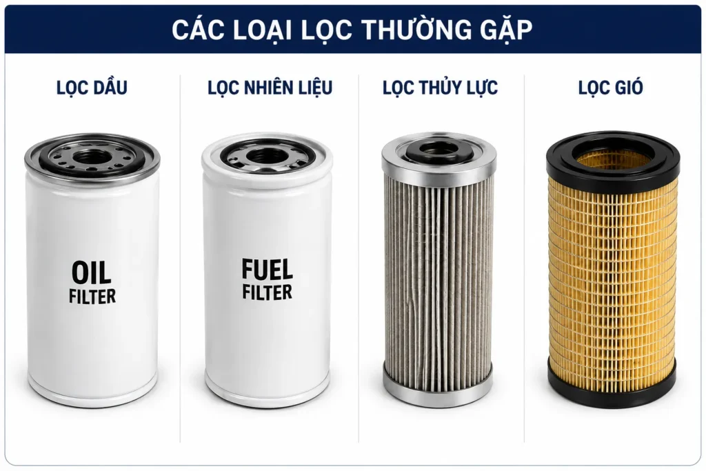 Cách Kiểm Tra Phụ Tùng Lọc Còn Tốt Hay Đã Hư Hỏng Trước Khi Lắp 2 phụ tùng lọc thường gặp