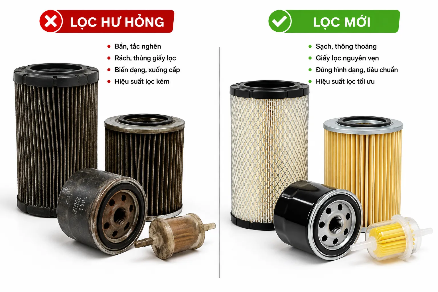 Phụ tùng lọc