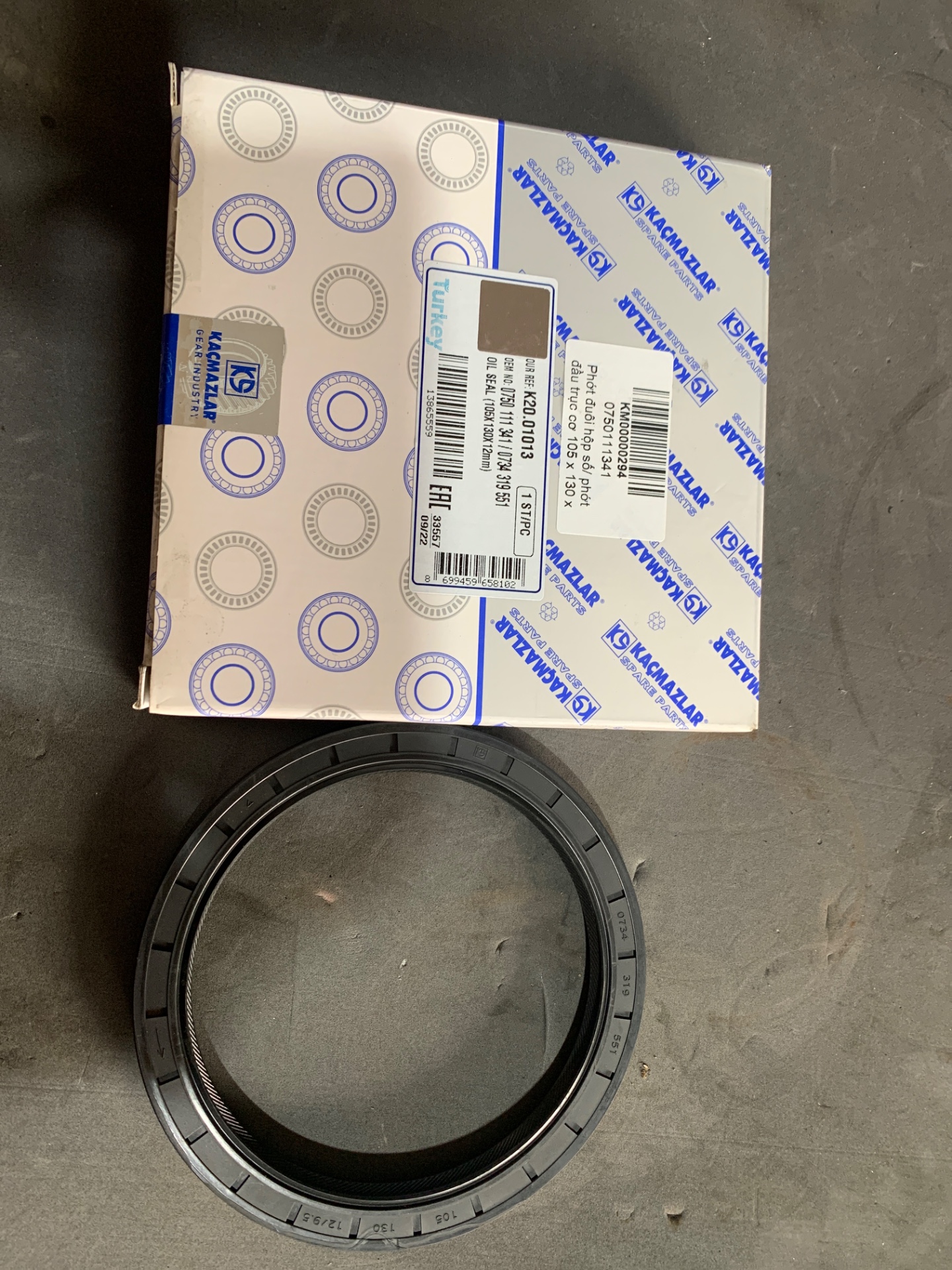 Phớt đuôi hộp số 0750111341 1 Phớt đuôi hộp số 0750111341 0734319551