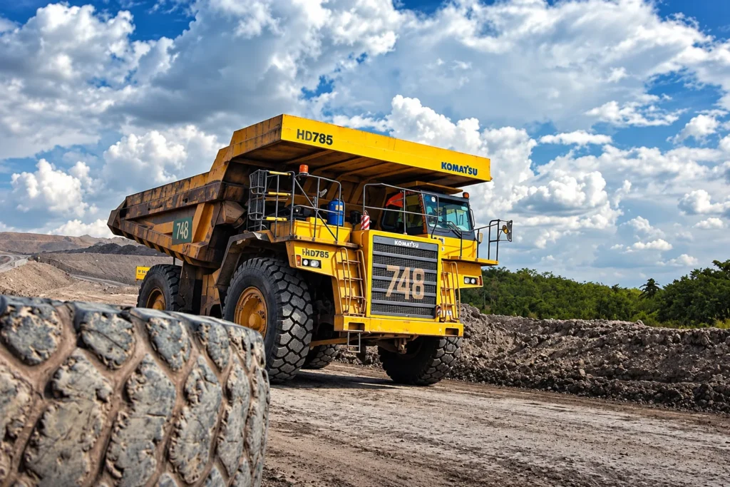 Komatsu HD785 – Dòng xe tải tự đổ hạng nặng trong ngành khai thác than